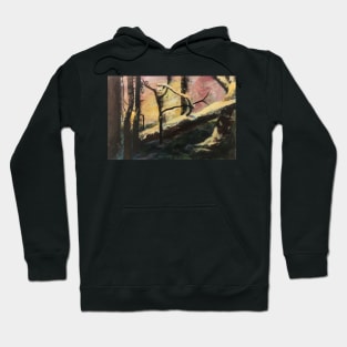 Abstract forest Hoodie